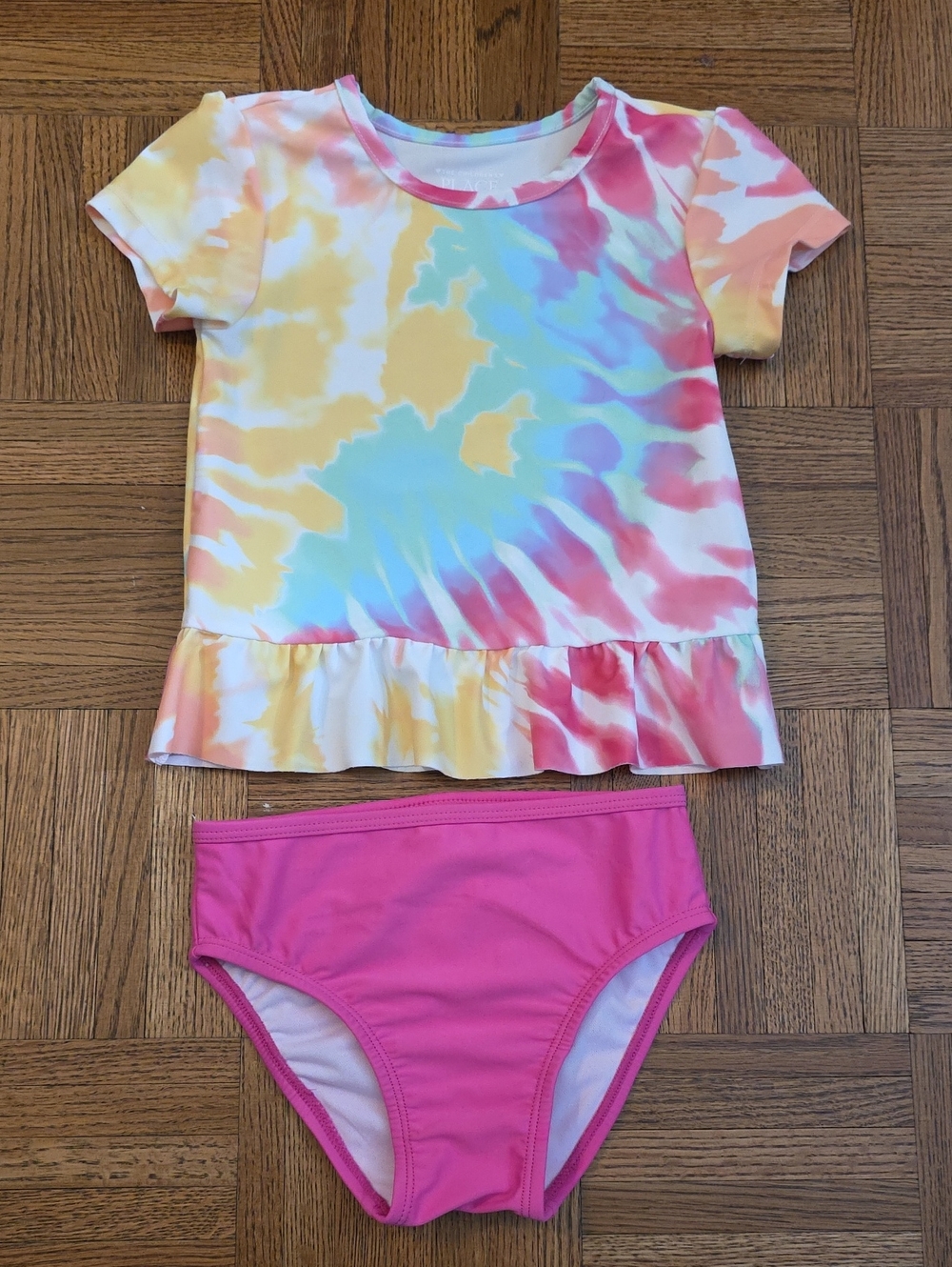 Tie Dye Rash Guard Set, 4t